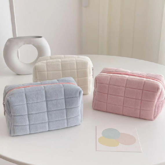 韓系絨面化妝包