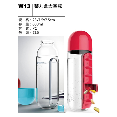 W13 藥丸盒太空瓶