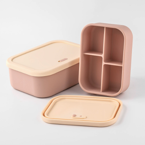 可微波矽膠分隔餐盒