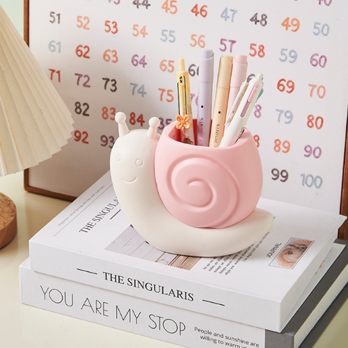 蝸牛造型多功能筆筒