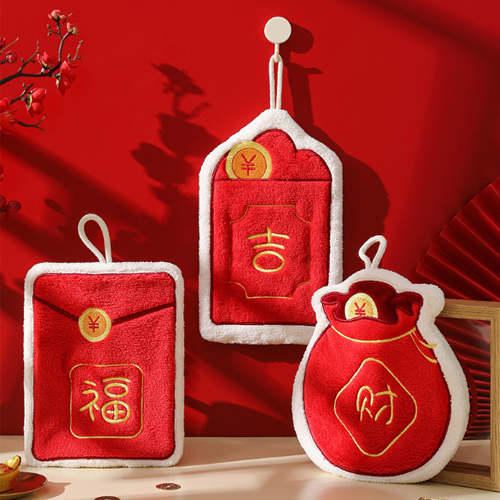 新年紅包造型擦手巾