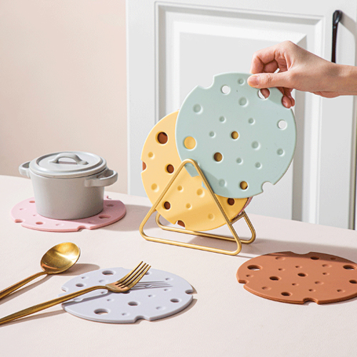 奶油風矽膠隔熱墊