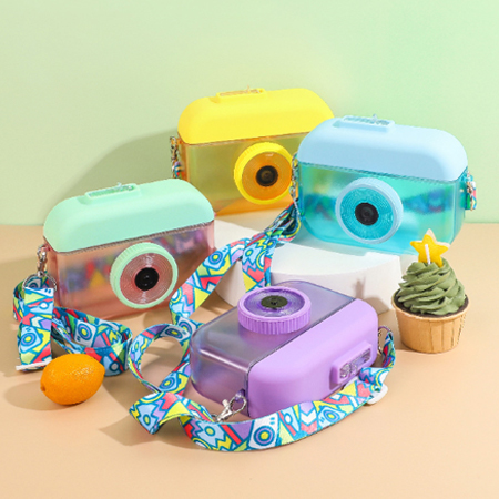 相機造型吸管杯
