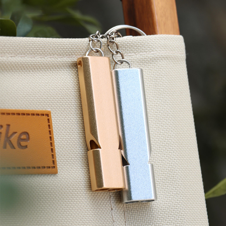 輕量鋁合金雙管求生哨