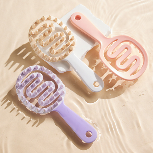 質感雙弧面洗頭梳