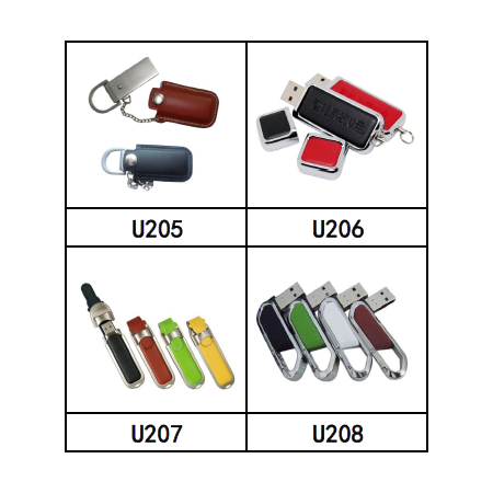 皮革 USB 隨身碟