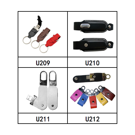皮革 USB 隨身碟
