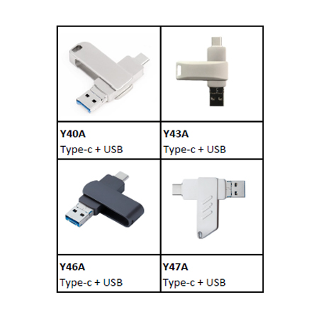 OTG 旋轉金屬隨身碟