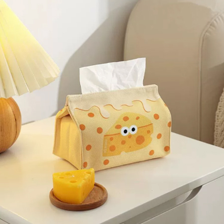 萌趣起司抽取式面紙盒