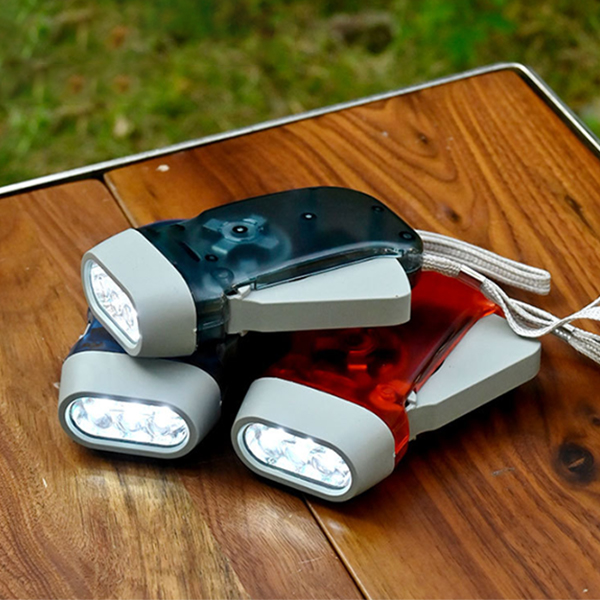 手壓式發電應急手電筒