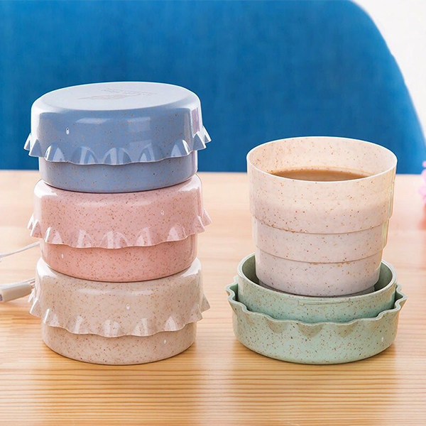 小麥纖維折疊隨行杯