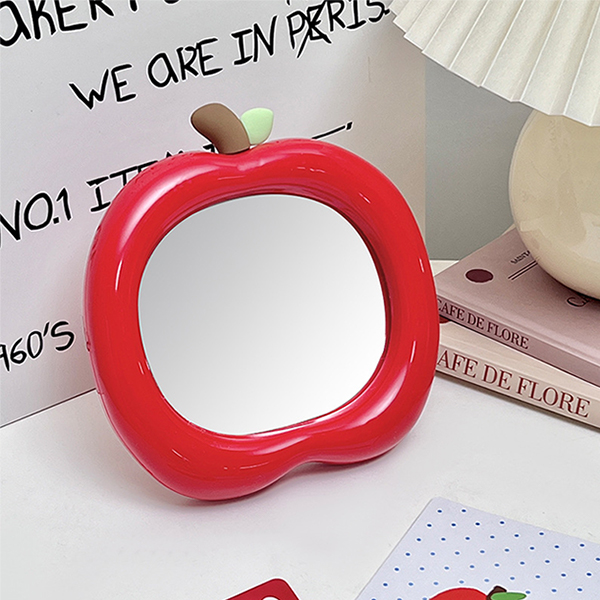 蘋果造型桌上化妝鏡