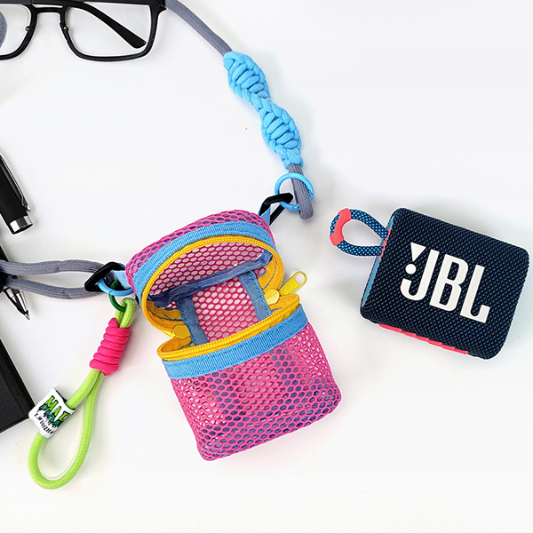 多巴胺網眼收納斜揹包