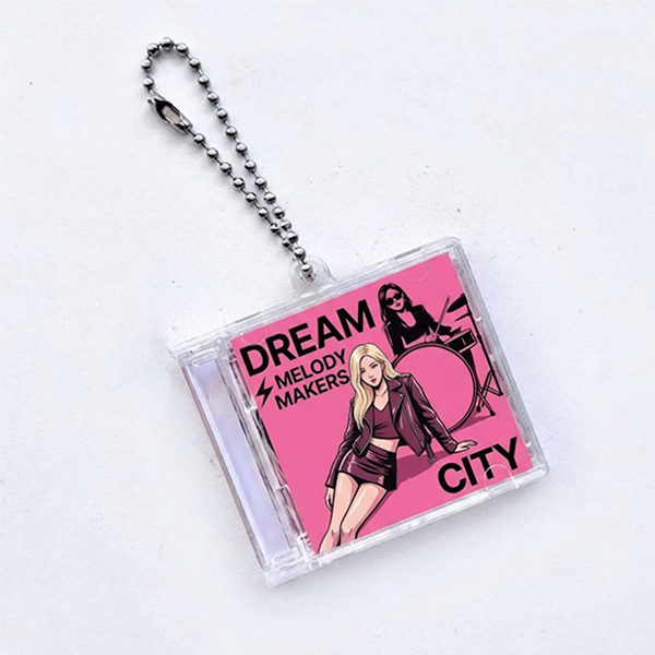 CD盒造型鑰匙圈