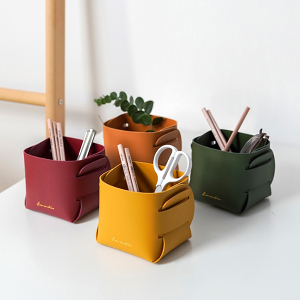 雙面皮革收納盒