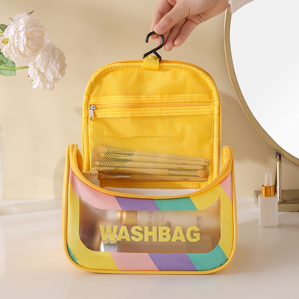 PVC磨砂大容量洗漱化妝包