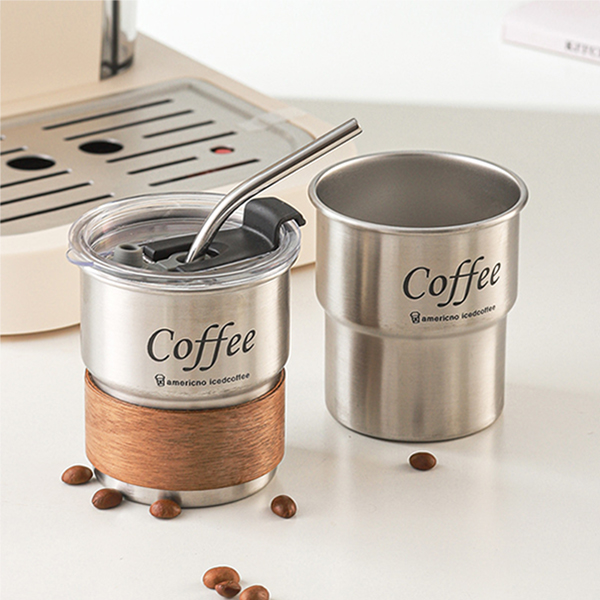 304不鏽鋼質感咖啡杯