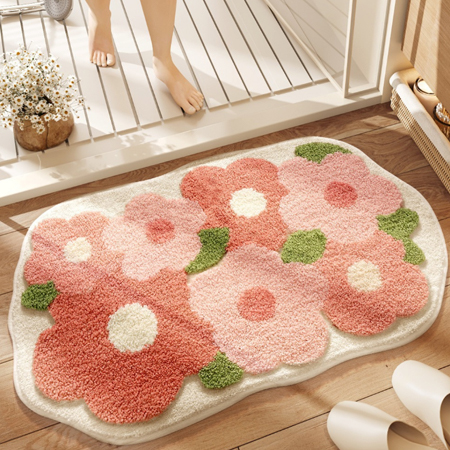 仿羊絨吸水浴室地墊