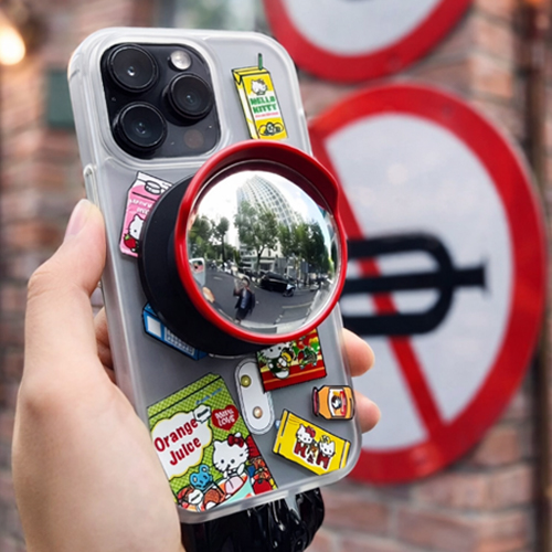 創意磁吸廣角鏡手機支架