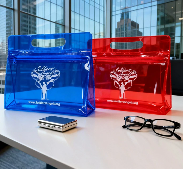 PVC手提透明塑膠包