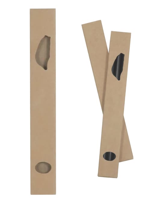 牛皮色 愛台灣紙盒(鉛筆用)