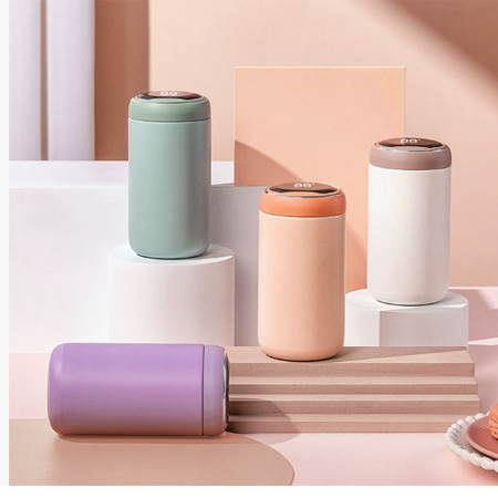 316不鏽鋼智能溫度保溫杯